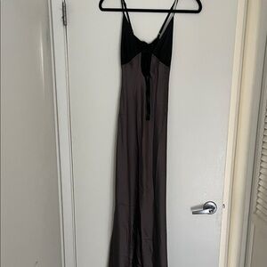 Elegant two toned Maxi Dress